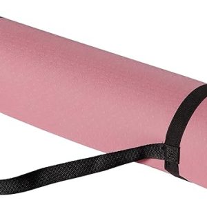 1/4 Inch Thick TPE Exercise Yoga Mat with Carrying Strap